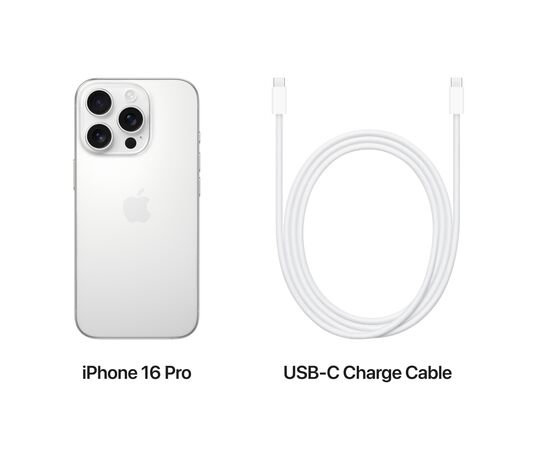 Мобильный телефон Apple iPhone 16 Pro 256GB White Titanium (MYNJ3), изображение 8 Мобильный телефон Apple iPhone 16 Pro 256GB White Titanium (MYNJ3), изображение 8