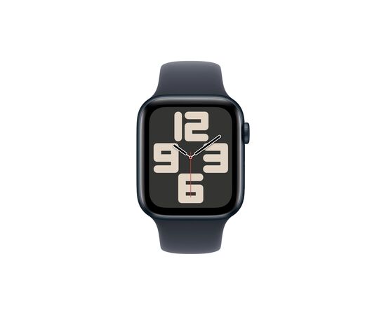 Смарт-часы Apple Watch SE 2024 GPS 44mm Midnight Aluminium Case with Midnight Sport Band - S/M (MXEJ3QH/A), изображение 2 Смарт-часы Apple Watch SE 2024 GPS 44mm Midnight Aluminium Case with Midnight Sport Band - S/M (MXEJ3QH/A), изображение 2