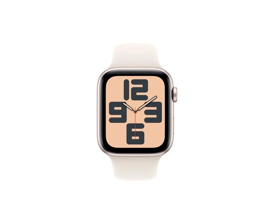 Смарт-часы Apple Watch SE 2024 GPS 44mm Starlight Aluminium Case with Starlight Sport Band - M/L (MXEV3QH/A), изображение 2 Смарт-часы Apple Watch SE 2024 GPS 44mm Starlight Aluminium Case with Starlight Sport Band - M/L (MXEV3QH/A), изображение 2