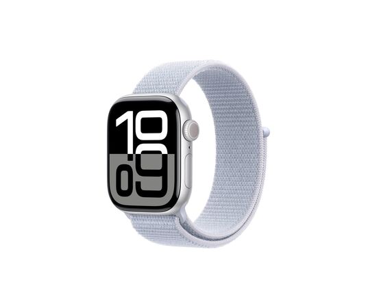 Смарт-часы Apple Watch Series 10 GPS 42mm Silver Aluminium Case with Blue Cloud Sport Loop (MWWD3QH/A)