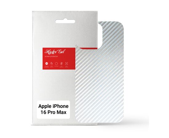 Плівка захисна Armorstandart for Back Panel Apple iPhone 16 Pro Max Carbone Silver (ARM79614)