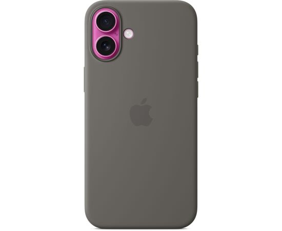 Чехол для мобильного телефона Apple iPhone 16 Plus Silicone Case with MagSafe - Stone Gray (MYYC3ZM/A), изображение 3 Чехол для мобильного телефона Apple iPhone 16 Plus Silicone Case with MagSafe - Stone Gray (MYYC3ZM/A), изображение 3