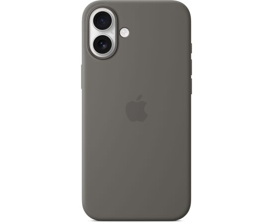 Чехол для мобильного телефона Apple iPhone 16 Plus Silicone Case with MagSafe - Stone Gray (MYYC3ZM/A), изображение 4 Чехол для мобильного телефона Apple iPhone 16 Plus Silicone Case with MagSafe - Stone Gray (MYYC3ZM/A), изображение 4