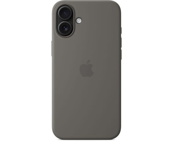 Чехол для мобильного телефона Apple iPhone 16 Plus Silicone Case with MagSafe - Stone Gray (MYYC3ZM/A), изображение 5 Чехол для мобильного телефона Apple iPhone 16 Plus Silicone Case with MagSafe - Stone Gray (MYYC3ZM/A), изображение 5