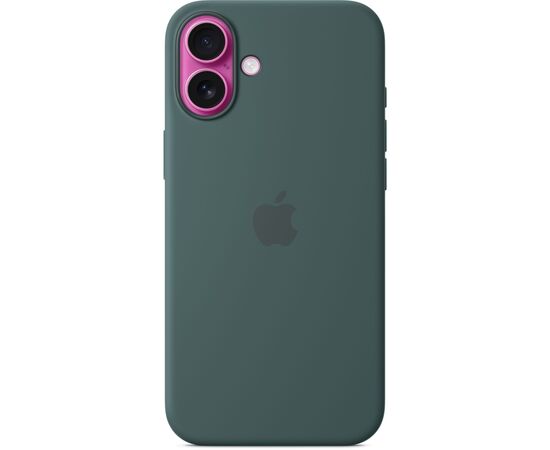 Чехол для мобильного телефона Apple iPhone 16 Plus Silicone Case with MagSafe - Lake Green (MYYH3ZM/A), изображение 3 Чехол для мобильного телефона Apple iPhone 16 Plus Silicone Case with MagSafe - Lake Green (MYYH3ZM/A), изображение 3