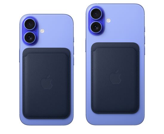 Чехол для мобильного телефона Apple iPhone FineWoven Wallet with MagSafe - Deep Blue (MA6X4ZM/A), изображение 3 Чехол для мобильного телефона Apple iPhone FineWoven Wallet with MagSafe - Deep Blue (MA6X4ZM/A), изображение 3