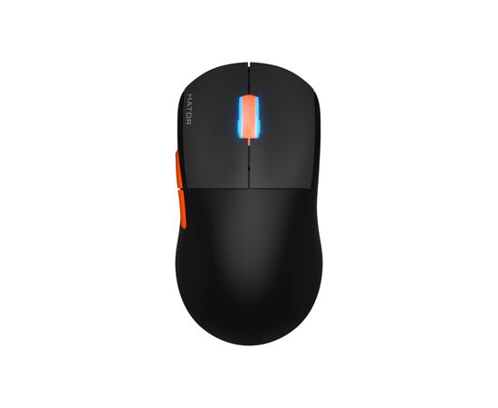 Мишка Hator Quasar 2 Pro Wireless/Bluetooth/USB Black/Orange (HTM560BO)