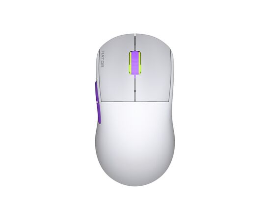Мишка Hator Quasar 2 Ultra 4K Wireless/Bluetooth/USB White/Lilac (HTM571WL)