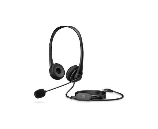 Навушники HP Stereo G2 USB Black (428H5AA), зображення 3 Навушники HP Stereo G2 USB Black (428H5AA), зображення 3