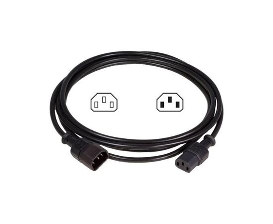 Кабель живлення IEC320 C13 - IEC320 C14 1,8м Conteg (IP-C-C3C418)