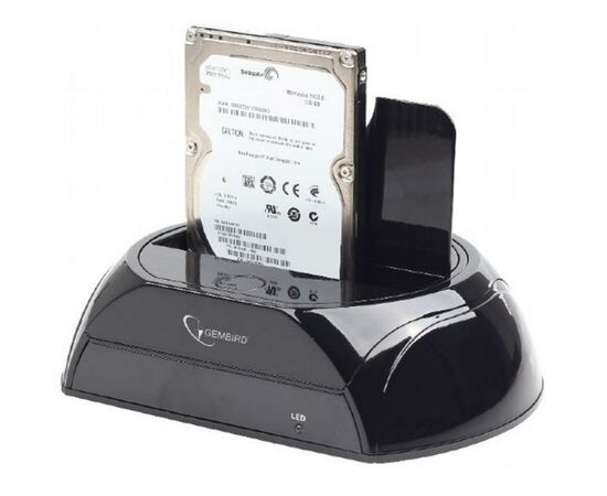 Док-станція для накопичувачів Gembird 2.5\3.5 SATA HDD, USB 3.0 (HD32-U3S-2), зображення 4 Док-станція для накопичувачів Gembird 2.5\3.5 SATA HDD, USB 3.0 (HD32-U3S-2), зображення 4