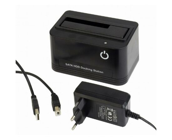 Док-станція для накопичувачів Gembird 2.5\3.5 SATA HDD, USB 2.0 (HD32-U2S-5), зображення 3 Док-станція для накопичувачів Gembird 2.5\3.5 SATA HDD, USB 2.0 (HD32-U2S-5), зображення 3