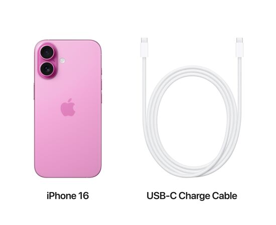 Мобільний телефон Apple iPhone 16 256GB Pink (MYEG3), зображення 8 Мобільний телефон Apple iPhone 16 256GB Pink (MYEG3), зображення 8