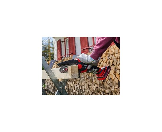 Цепная пила Einhell GE-PS 18/15 Li BL - Solo PXC 18В, бесщеточная, шина 158мм, рез 125мм (без АКБ и ЗУ) (4600040), изображение 12