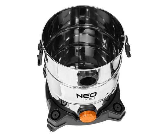 Пылесос строительный Neo Tools 1400Вт, 18 кПа, 30л, HEPA, колеса, 5.92кг (04-738), изображение 9 Пылесос строительный Neo Tools 1400Вт, 18 кПа, 30л, HEPA, колеса, 5.92кг (04-738), изображение 9