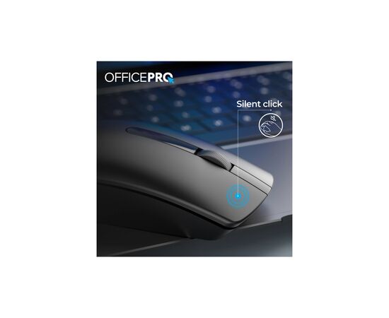 Мышка OfficePro M175B Silent Click Wireless Black (M175B), изображение 10 Мышка OfficePro M175B Silent Click Wireless Black (M175B), изображение 10