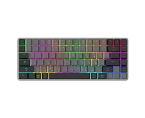Клавиатура GamePro MK230R Red Swich Low Profile RGB Wireless/Bluetooth/USB Dark Gray (MK230R)