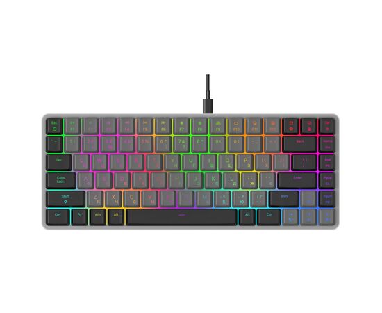 Клавиатура GamePro MK141R Red Swich Low Profile RGB USB Dark Gray (MK141R)