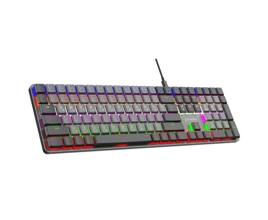 Клавиатура GamePro MK145R Red Swich Low Profile USB Dark Gray (MK145R), изображение 2 Клавиатура GamePro MK145R Red Swich Low Profile USB Dark Gray (MK145R), изображение 2