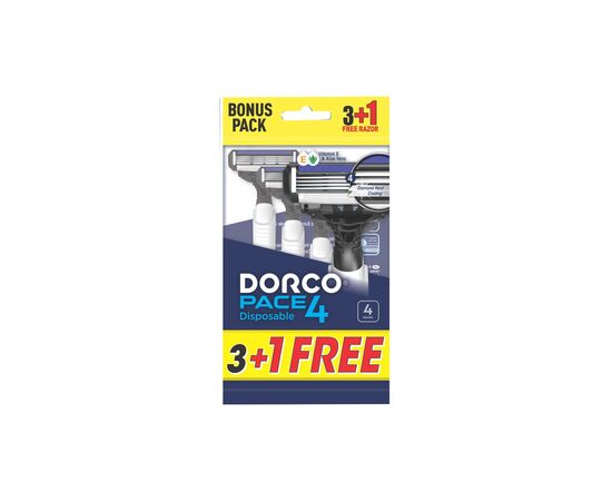 Бритва Dorco Pace 4 для мужчин 4 лезвия 4 шт. (8801038598239/8801038591261)