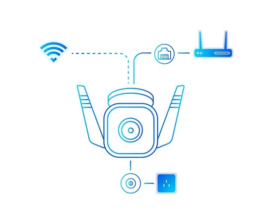 Камера видеонаблюдения TP-Link TC65, изображение 3 Камера видеонаблюдения TP-Link TC65, изображение 3