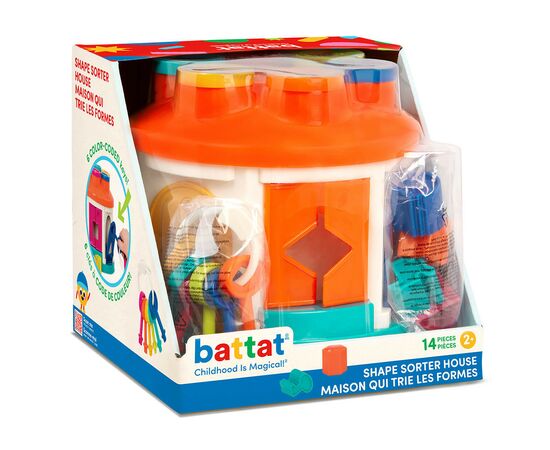 Развивающая игрушка Battat Lite сортер Умный домик 12 форм (BT4580Z), изображение 7 Развивающая игрушка Battat Lite сортер Умный домик 12 форм (BT4580Z), изображение 7