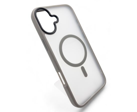 Чохол до мобільного телефона BeCover Metal Buttons Case (MagSafe) для Apple iPhone 16 Gray (712092), зображення 2