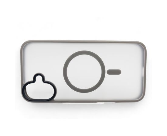 Чохол до мобільного телефона BeCover Metal Buttons Case (MagSafe) для Apple iPhone 16 Gray (712092), зображення 4