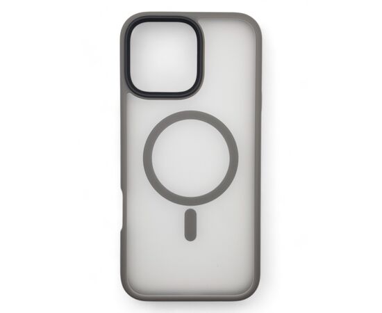 Чохол до мобільного телефона BeCover Metal Buttons Case (MagSafe) для Apple iPhone 16 Pro Gray (712098)