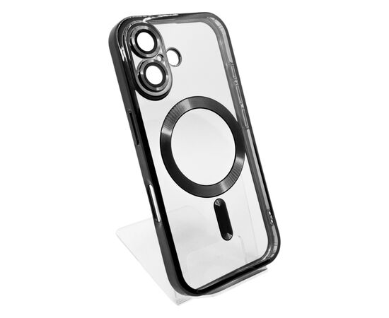 Чохол до мобільного телефона BeCover TPU Chrome Case (MagSafe) для Apple iPhone 16 Black (712070), зображення 2