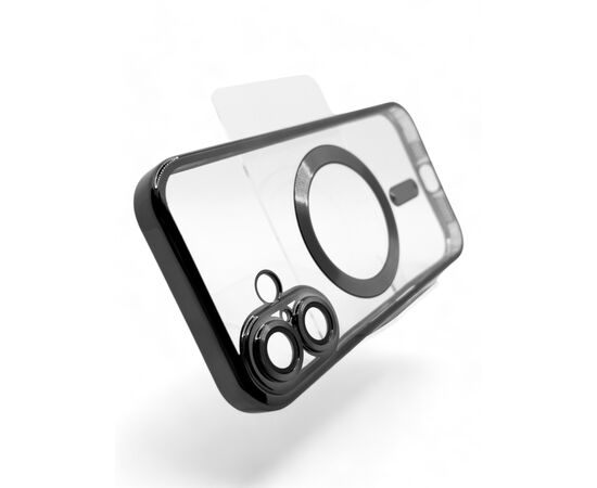 Чохол до мобільного телефона BeCover TPU Chrome Case (MagSafe) для Apple iPhone 16 Black (712070), зображення 3