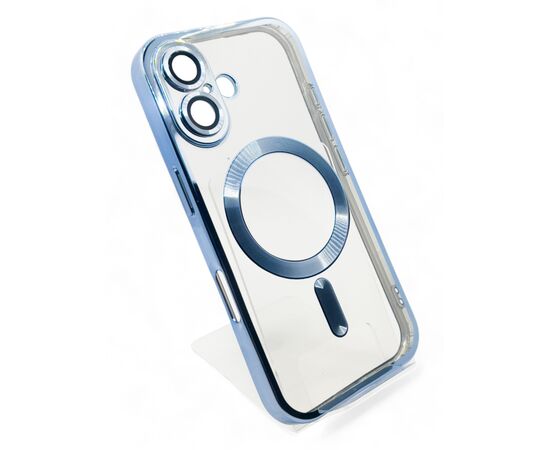 Чохол до мобільного телефона BeCover TPU Chrome Case (MagSafe) для Apple iPhone 16 Plus Sierra Blue (712077), зображення 2