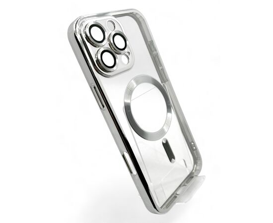 Чохол до мобільного телефона BeCover TPU Chrome Case (MagSafe) для Apple iPhone 16 Pro Max Silver (712088), зображення 2