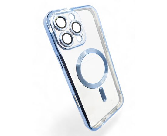 Чохол до мобільного телефона BeCover TPU Chrome Case (MagSafe) для Apple iPhone 16 Pro Sierra Blue (712082), зображення 2