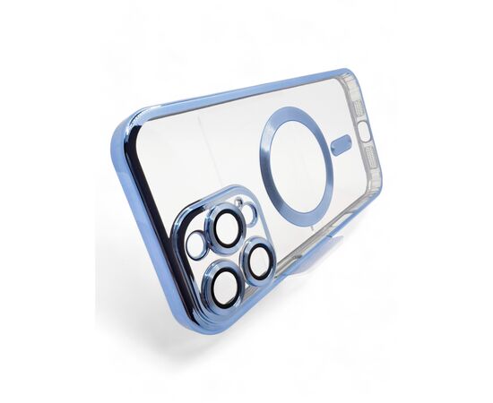 Чохол до мобільного телефона BeCover TPU Chrome Case (MagSafe) для Apple iPhone 16 Pro Sierra Blue (712082), зображення 3