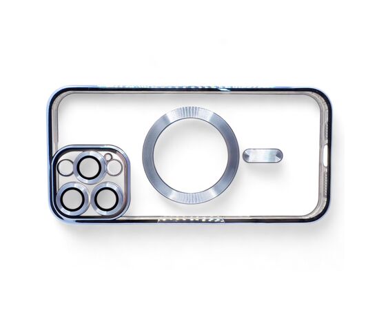 Чохол до мобільного телефона BeCover TPU Chrome Case (MagSafe) для Apple iPhone 16 Pro Sierra Blue (712082), зображення 5