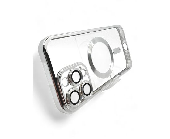 Чохол до мобільного телефона BeCover TPU Chrome Case (MagSafe) для Apple iPhone 16 Pro Silver (712083), зображення 3
