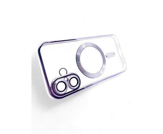 Чохол до мобільного телефона BeCover TPU Chrome Case (MagSafe) для Apple iPhone 16 Purple (712074), зображення 3