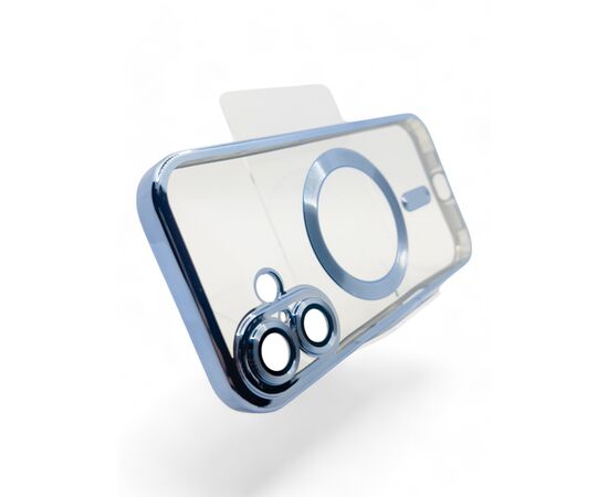 Чехол для мобильного телефона BeCover TPU Chrome Case (MagSafe) для Apple iPhone 16 Sierra Blue (712072), изображение 4