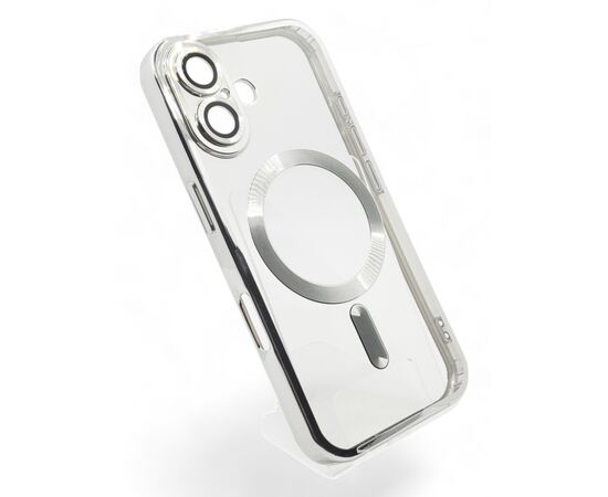 Чохол до мобільного телефона BeCover TPU Chrome Case (MagSafe) для Apple iPhone 16 Silver (712073), зображення 2