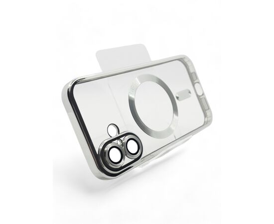 Чохол до мобільного телефона BeCover TPU Chrome Case (MagSafe) для Apple iPhone 16 Silver (712073), зображення 3