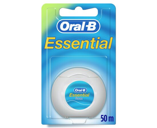 Зубна нитка Oral-B Essential floss Waxed м'ятна 50 м (3014260280772/5010622005029)