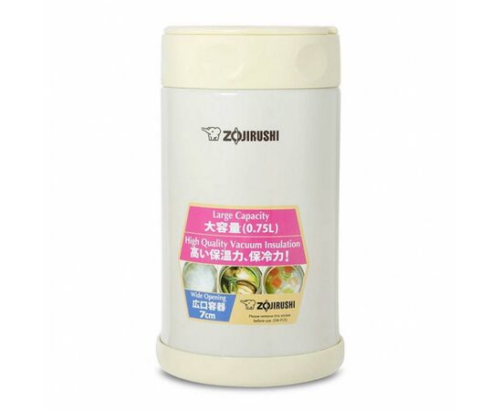 Термос Zojirushi пищевой SW-FCE75YP 0,75 л White (1678.03.55)