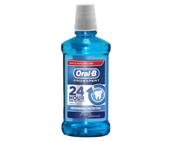 Ополаскиватель для полости рта Oral-B Pro-Expert Professional Protection Свежая Мята 500 мл (4015600572969), изображение 2 Ополаскиватель для полости рта Oral-B Pro-Expert Professional Protection Свежая Мята 500 мл (4015600572969), изображение 2