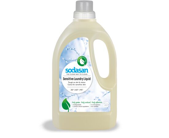 Гель для прання Sodasan Universal Sensitiv Bright&White 1.5 л (4019886015714)