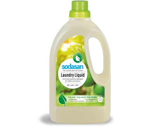 Гель для стирки Sodasan Universal Bright&White 1.5 л (4019886015615)