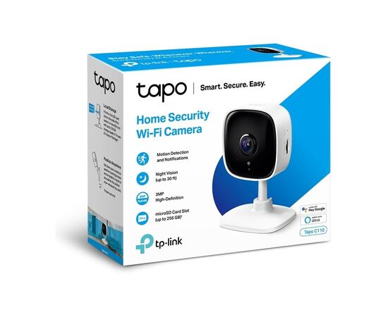 Камера видеонаблюдения TP-Link TAPO-C110, изображение 8 Камера видеонаблюдения TP-Link TAPO-C110, изображение 8