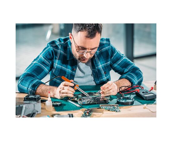 Паяльник электрический Neo Tools 40Вт 450°C никелированная медь (19-155), изображение 2 Паяльник электрический Neo Tools 40Вт 450°C никелированная медь (19-155), изображение 2