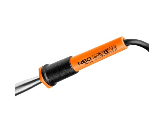 Паяльник электрический Neo Tools 40Вт 450°C никелированная медь (19-155), изображение 4 Паяльник электрический Neo Tools 40Вт 450°C никелированная медь (19-155), изображение 4