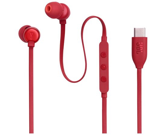 Навушники JBL Tune 310C USB-C Red (JBLT310CRED), зображення 2 Навушники JBL Tune 310C USB-C Red (JBLT310CRED), зображення 2